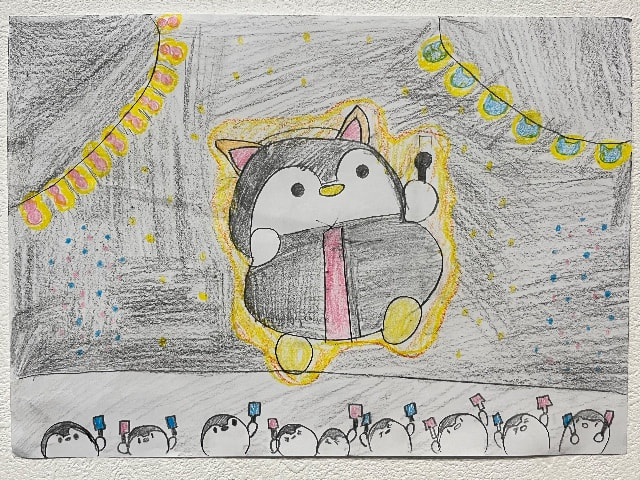7.  アイドル、ペンギン！