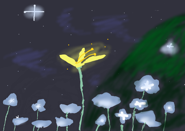 17.  がんばる人の希望の花