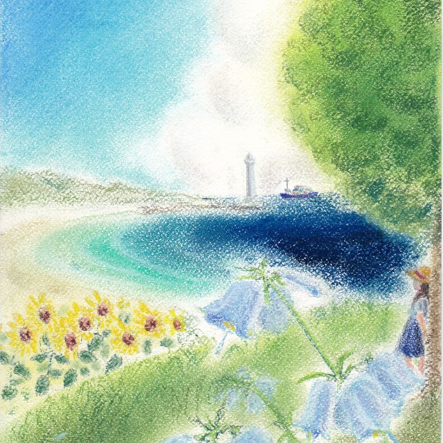56.  待っている。