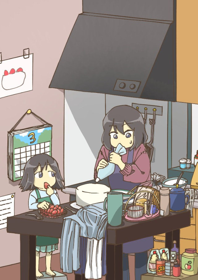 51.  ケーキ作り