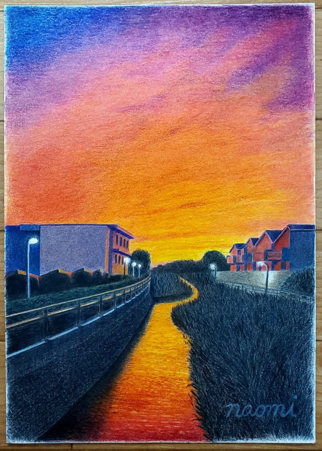 52.  夕暮れの帰り道
